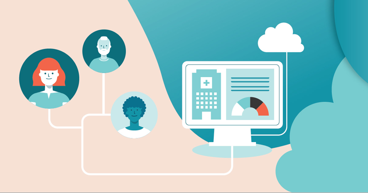 illustration of cloud technology