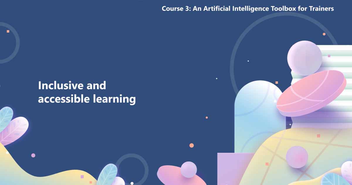 Inclusive and accessible learning thumbnail with pastel graphics