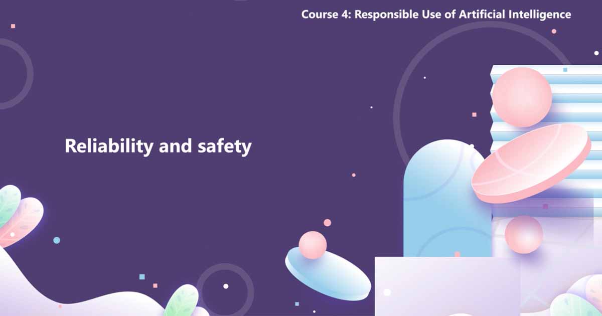 Reliability and safety thumbnail with pastel graphics