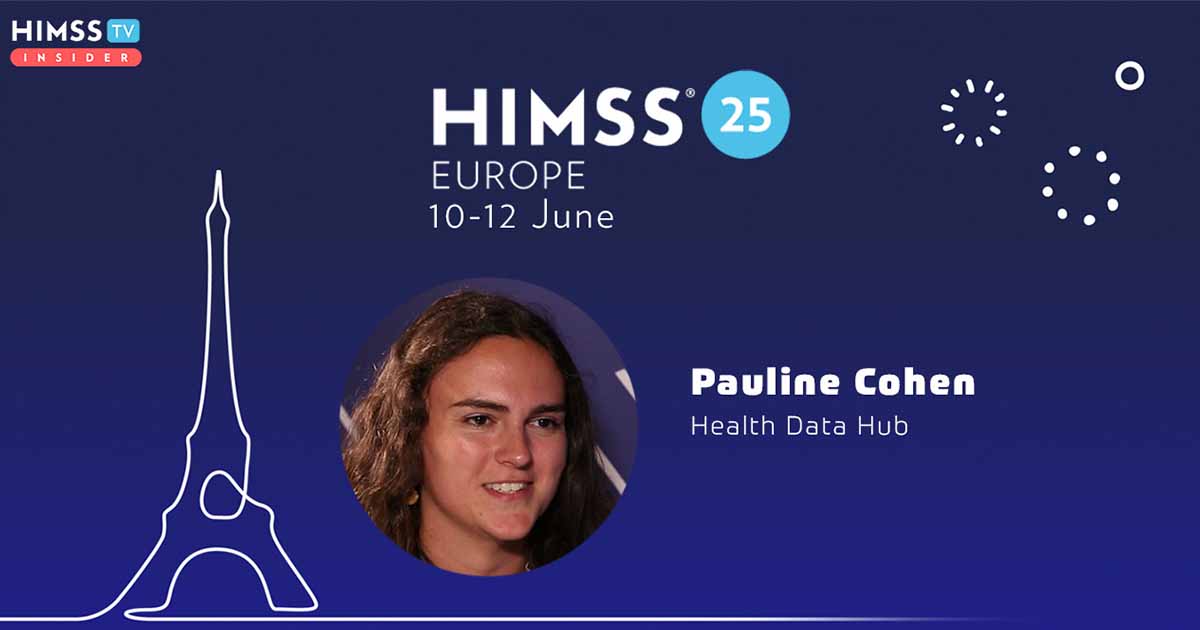 Pauline Cohen, Health Data Hub_HIMSS25 Europe