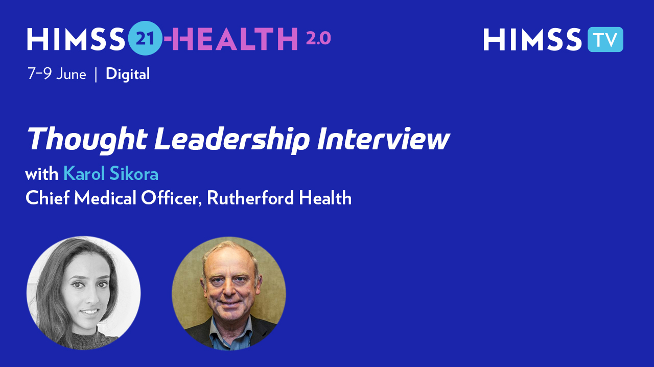 Professor Karol Sikora, chief medical officer at Rutherford Health