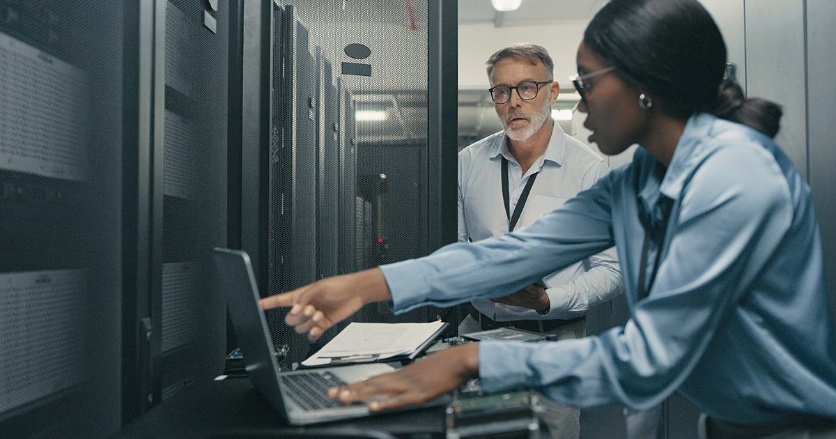 Workers in data center_sponsored partner feature_Getty-Marco VDM