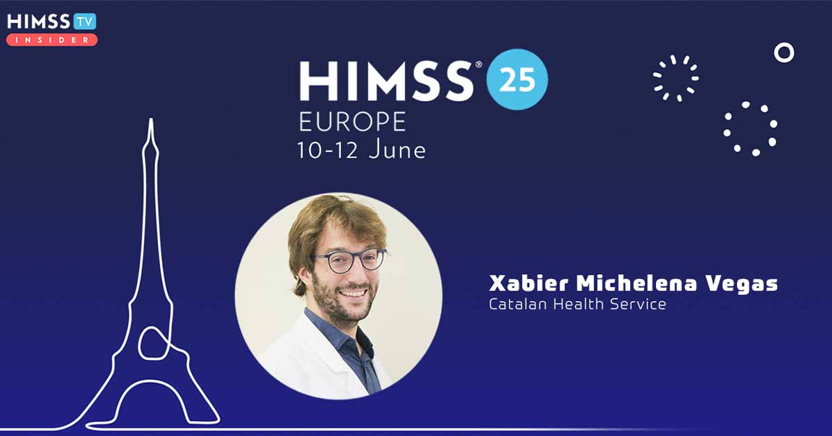 Xabier Michelena Vegas, Catalan Health Service_HIMSS25 Europe Xabier Michelena Vegas, Catalan Health Service_HIMSS25 Europe