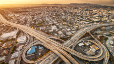 Los Angeles pictured from above