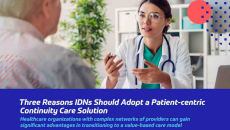 Doctor talking to patient