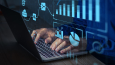 Hands on a keyboard. FDB analytics