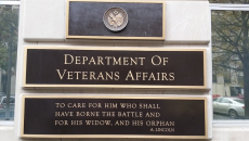 A VA sign