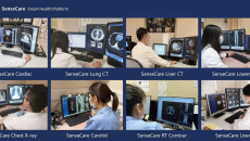 Various AI tools on the SenseTime SenseCare Smart Health Platform
