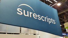 Surescripts sign at trade show