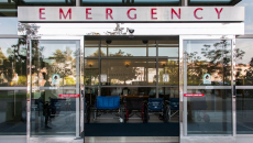 Hospital emergency entrance