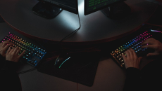 Hackers using two keyboards