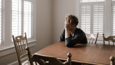 Person at table