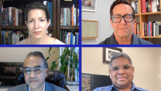 Panelists at the HIMSS Machine Learning and AI Forum