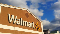 A Walmart sign