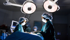 Surgeons performing an operation
