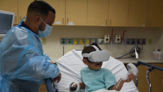Virtual reality technology at Nicklaus Children's Health System
