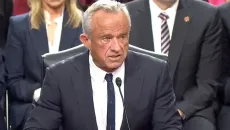 HHS Secretary Robert F. Kennedy Jr. at a Senate hearing