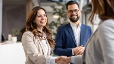 Businessperson shaking hands