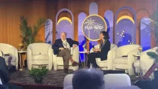 Rochelle Walensky, former director of the CDC, and Chip Kahn, Future of Health co-chairman and president and CEO of the Federation of American Hospitals