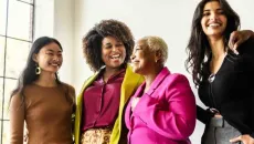 Group of people smiling and laughing