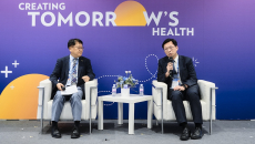 Heads of Keimyung University Dongsan Medical Center and China Medical University Hospital at HIMSS24 APAC