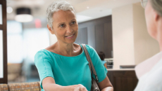 Patient at doctor's office