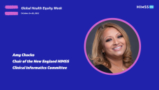 Amy Chacko, chair of the New England HIMSS Clinical Informatics Committee