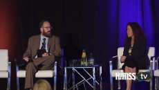 Anahi Santiago, CISO and Christiana Care Health System talking at Healthcare Security Forum in San Francisco