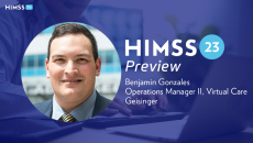 Benjamin C. Gonzales, operations manager of virtual care for behavioral health, at Geisinger