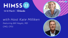 Bill Hayes, MD, chief medical officer at CPSI and Kate Milliken