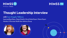 Birgit Bauer, an expert on digital health and Angela Velkova