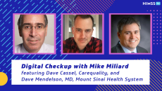 Dr. David Mendelson, vice chair of radiology IT at Mount Sinai, and Dave Cassel, executive director of Carequality