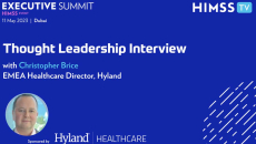Chris Brice, EMEA healthcare director at Hyland.