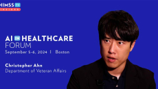 Christopher Ahn at the U.S. Department of Veteran Affairs_AI in Healthcare Forum 2024