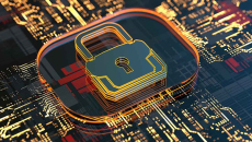 Lock icon for cybersecurity