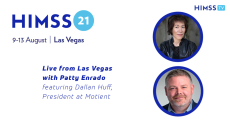 Dallan Huff, president of Motient and Patty Enrado