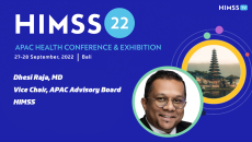 Dr. Dhesi Raja, vice chair of the Board of Advisory at HIMSS Asia-Pacific