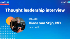 Diana van Stijn at Lapsi Health_HIMSS24 Europe