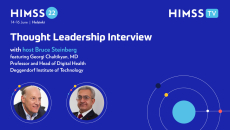 Georgi Chaltikyan, MD, professor and head of digital health at Deggendorf Institute of Technology and Bruce Steinberg