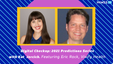 Vivify CEO Eric Rock and Kat Jercich