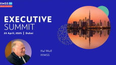 Hal Wolf, HIMSS_Dubai skyline Photo by SHansche/iStock/Getty Images Plus