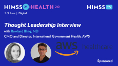 Dr. Rowland Illing, CMO and director of International Government Health for Amazon Web Services