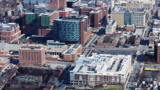 Johns Hopkins and downtown Baltimore