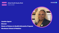 Jasmine Agnew of the Morehouse School of Medicine