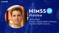 Jeremy Petch, director of digital health innovation at Hamilton Health Sciences