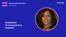 Kimberly Brock IQ Solutions's VP of communications