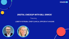 Lisbeth Votruba, RN, chief clinical officer at AvaSure, and Bill Siwicki