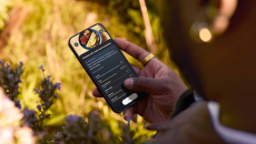 smartphone with tracking app