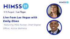 Mike Rucker, chief digital officer at Active Wellness and Emily Olsen