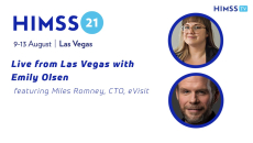 Miles Romney, eVisit cofounder and chief technology officer and Emily Olsen